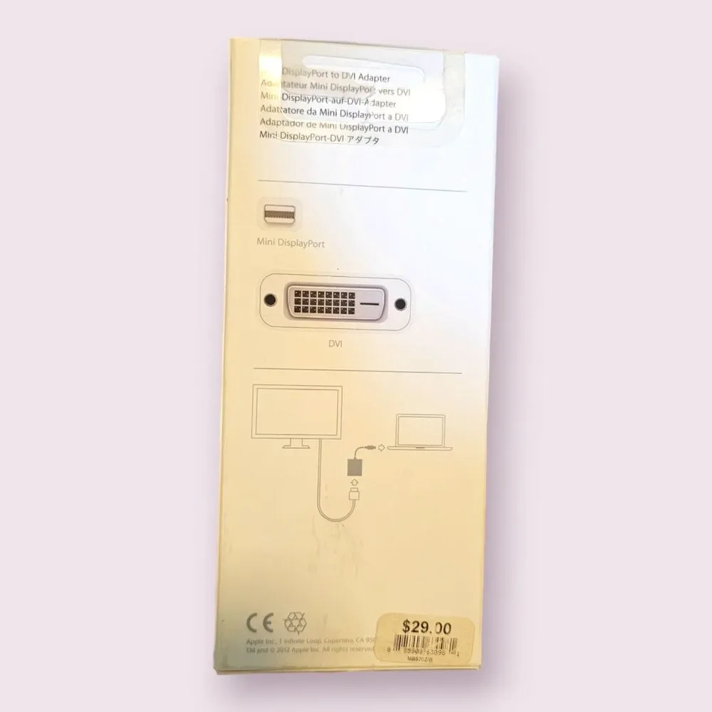 NIB Apple Mini Display to DVI